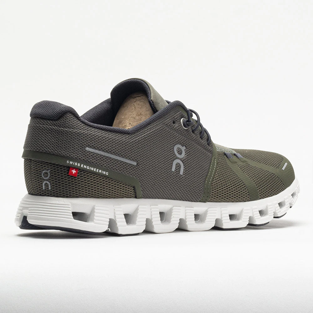 On Running On Cloud 5 Men's Olive/White 8 On Running On Cloud 5 Men's Olive/White - Image 6