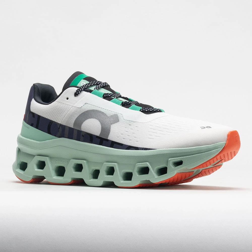 On Running On Cloudmonster Women's Undyed White/Creek 7 On Running On Cloudmonster Women's Undyed White/Creek - Image 5