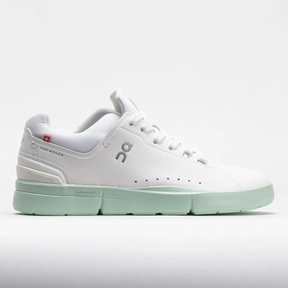 On Running On The Roger Advantage Women's White/Creek 3 On Running On The Roger Advantage Women's White/Creek