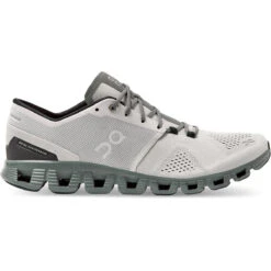 On Running Men's Cloud X 12 On Running Men's Cloud X -On Running Small PNG SS21 Cloud X Glacier Olive M Pack Shot 1